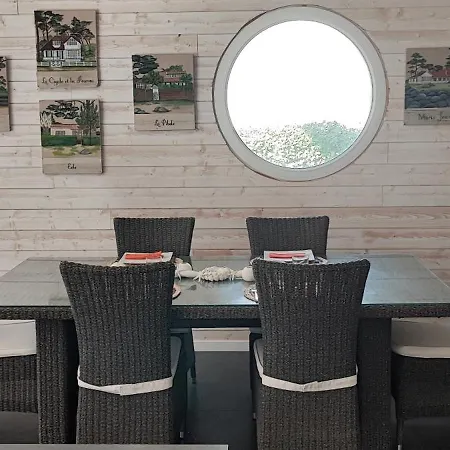 빌라 Spacieuse Villa, Ensoleillee, Piscine Chauffee A Le Moulleau 아르카숑